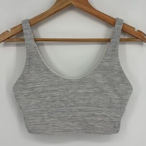Lululemon Align Reversible Bra *Light Support A/B Cups Gray & White Size 8
